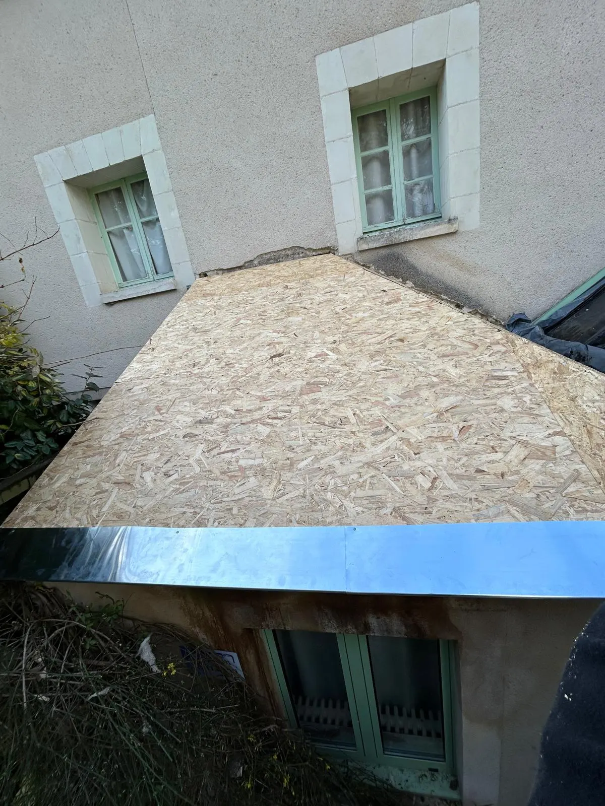 Chantier de couverture : écran sous toiture